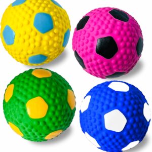 HOLYSTEED Squeaky Dog Toys for Small Dogs, 2.0 Inch Latex Squeak Dog Balls - Soft Bouncy Fetch & Chew Toys for Mini and Small Breeds Like Chihuahua, Yorkie, Poodle, Corgi